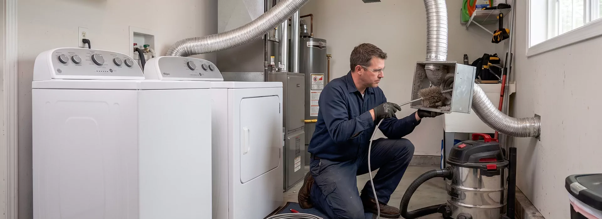 Dryer Vent Booster Fan Cleaning Cumberland, MD