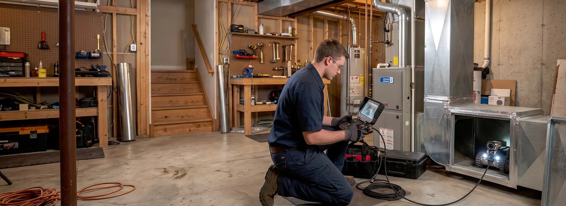 Robotic Duct Inspection Cumberland, Maryland