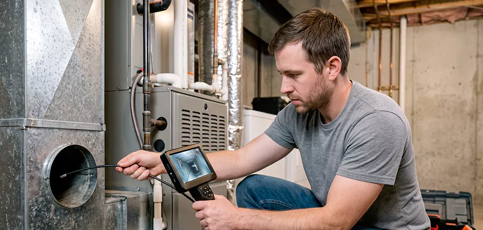 Air Duct Camera Inspection in Cumberland, MD