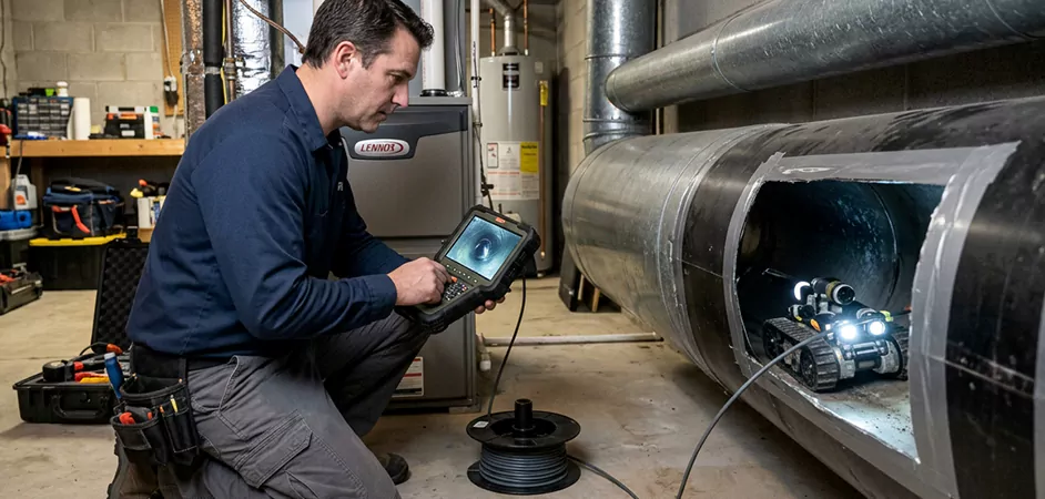 Robotic Duct Inspection in Cumberland, MD