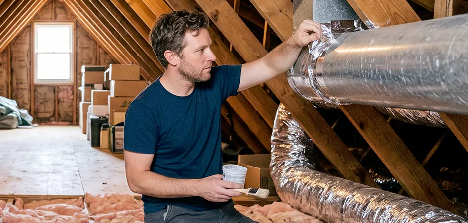 Duct Board Leak Repair in Cumberland