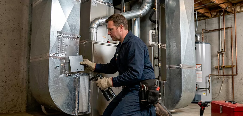 Supply and Return Plenum Repair in Cumberland