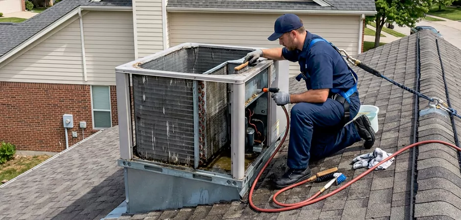 Rooftop Unit Cleaning in Cumberland