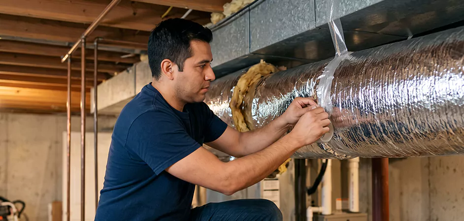 Duct Insulation Upgrade in Cumberland
